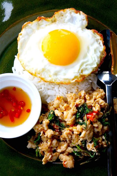 Thai holy basil chicken recipe courtesy foo swasdee. The Hirshon Thai Basil Pork - ผัดกะเพรา - The Food Dictator