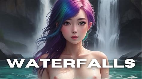 Sexy Women In Waterfalls Love Being Naked In Nature Art Slideshow