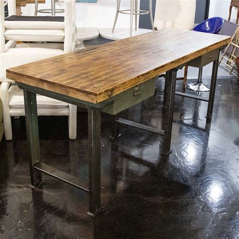 Maybe you would like to learn more about one of these? Industrial Butcher Block Top Counter Height Table ...