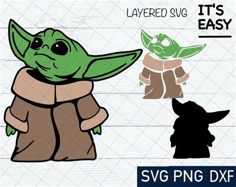 Make sure to extract files before trying to access files (right click zip folder, select extract… and select destination folder, desktop is usually easiest). Baby Yoda SVG Cricut Silhouette Cut File Clipart SVG | Etsy