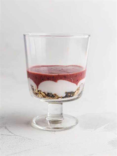 Cherry Parfait With Chocolate Muesli Foodaciously