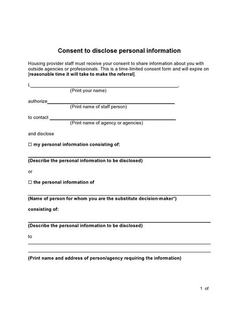 41 Free Personal Information Forms And Templates Templatelab