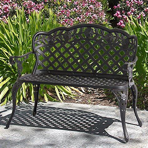 Best Choice Products Patio Garden Bench Cast Aluminum Out Https