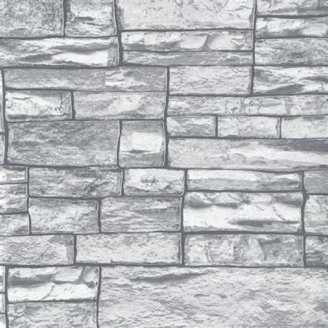 Stack Stone Block Brick Wallpaper Non Woven Wallpaper Brokers