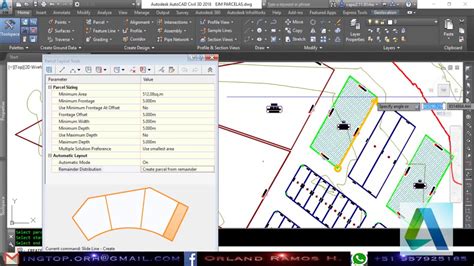 Autocad Civil 3d 2018 Parcelaciones Y Lotizaciones Youtube