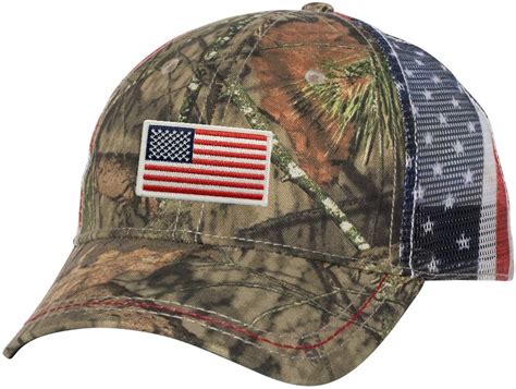 American Flag Snapback Camouflage American Flag Mesh