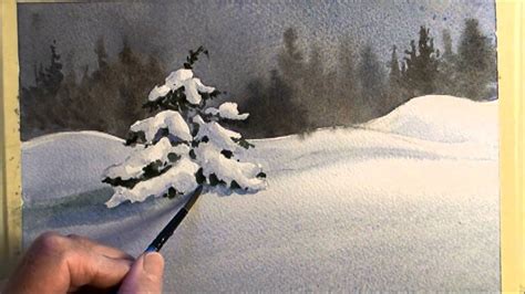 Beginners How To Paint Snow Youtube