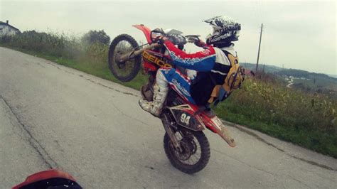 There is no doubt in saying that doing a wheelie on when done properly the dirt bike wheelie is fun and looks really cool. Wheelie behind Police - CRF 250 illegal street ride ...