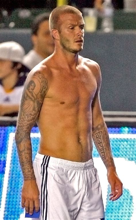 Glued To The Game From David Beckham Shirtless E News
