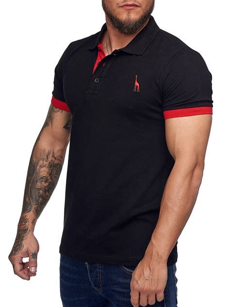 Poloshirt Polohemd T Shirt Basic Kurzarm Einfarbig Slim Fit Polo Shirt Herren Ebay