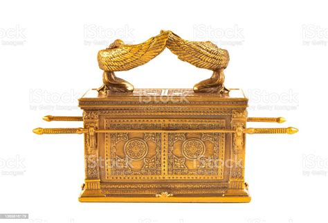 The Ark Of The Covenant Isolated On A White Background Stock Photo