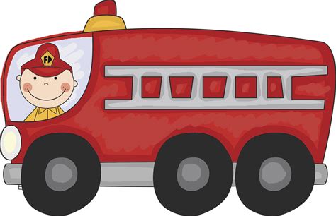 Fire Truck Fire Engine Clipart Image Cartoon Firetruck Creating 6 Clipartix