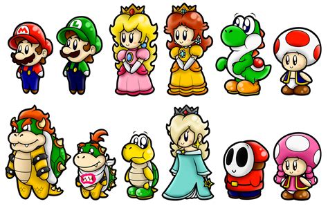 Super Mario Cute Characters 1 By Superlakitu