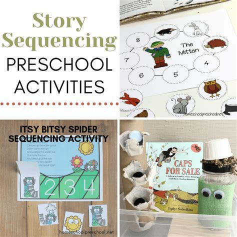 Story Sequencing Activities For Preschoolers