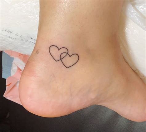 Two Hearts Tattoo Heart Hearttattoo Smalltattoos Tattoos For