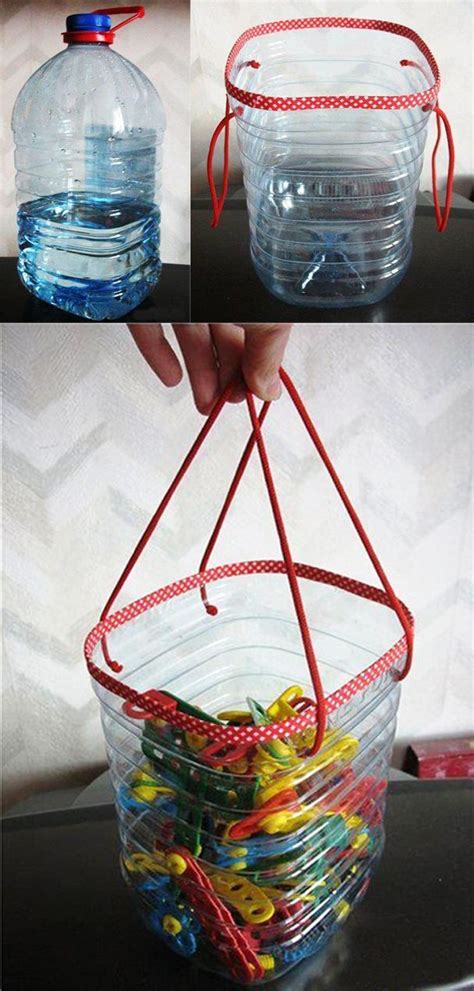 Diy Plastic Bottle Basket Diy Projects Reuse Plastic