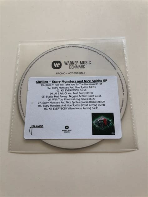 Skrillex Scary Monsters And Nice Sprites CDr Discogs