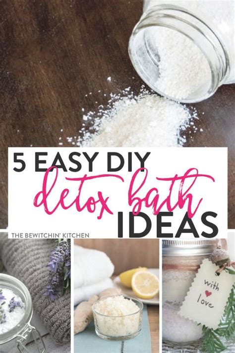 5 diy detox bath recipes the bewitchin kitchen
