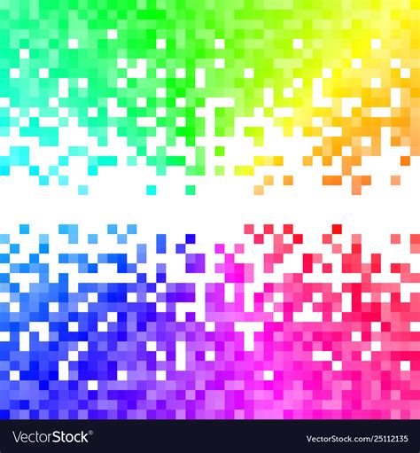 Colorful Pixel Background Royalty Free Vector Image