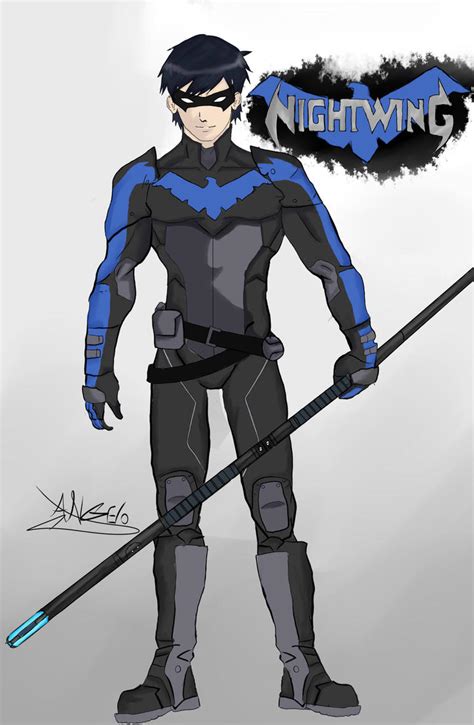 Dick Grayson Nightwing By Hikariangelo On Deviantart