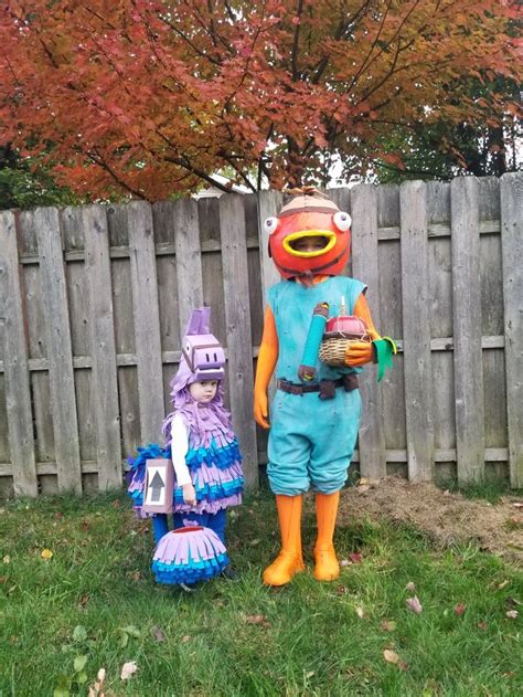Fortnite Fishstick And Loot Llama Halloween Costumes For Kids Fish