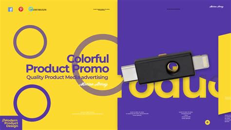 Colorful Product Promo - After Effects Templates | Motion Array