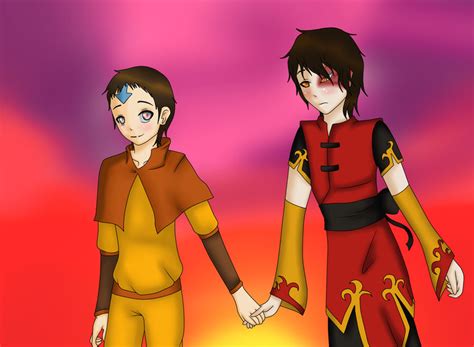 Aang And Zuko By Wickramaratne On Deviantart