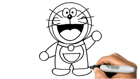 How To Draw Doraemon Easy Step By Step Drawing Lesson Youtube