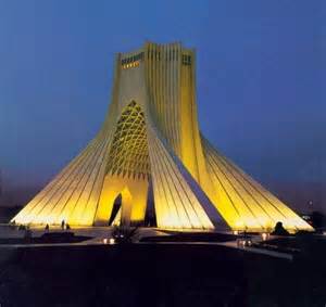 Shahyad Azadi Monument Tehran Iran 1971 Famous Landmarks