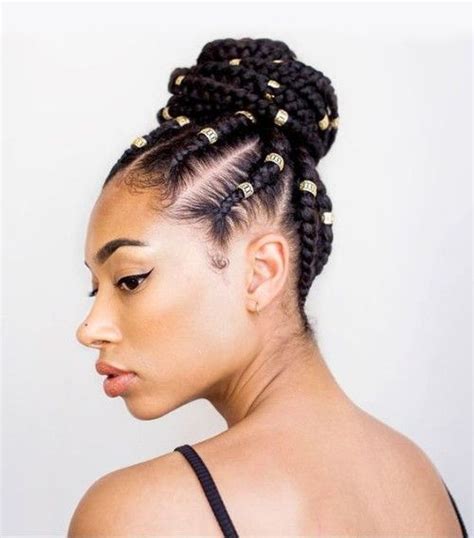 Curly goddess braids styles are stunning with thinner and thicker braids and a curly back section. Box Braids: The Miracle of Beads | New Natural Hairstyles