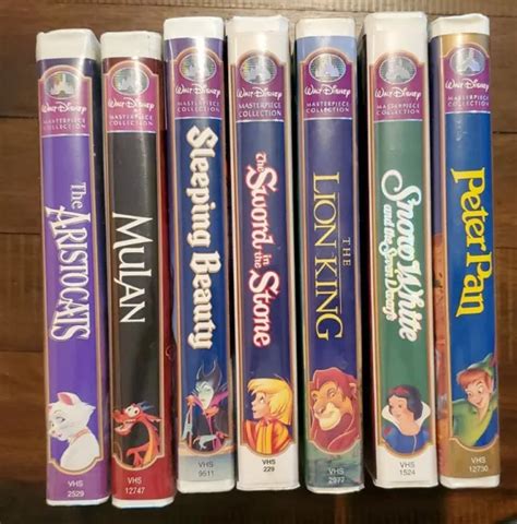 LOT OF 7 Walt Disney Masterpiece Collection VHS 11 30 PicClick