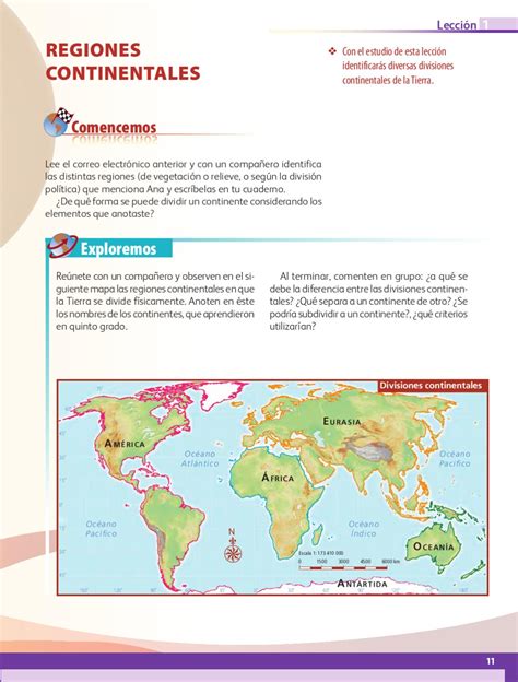 Divisiones Continentales De La Tierra Prodesma