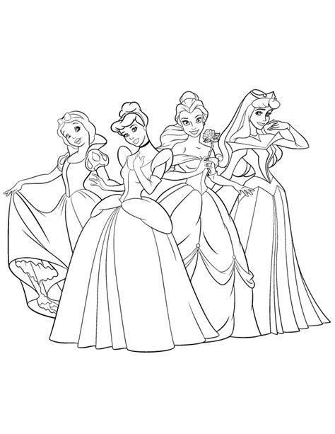 All Princesses Coloring Pages Coloring Pages