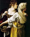 Judith and her Maidservant, 1613 - Artemisia Gentileschi - WikiArt.org