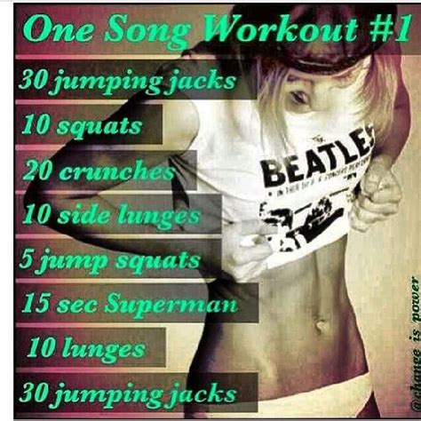 Best Images About One Song Workouts On Pinterest One Song Workouts Fitness Music And