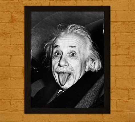 Einstein Tongue Out Print 1951 Einstein Albert Einstein Print