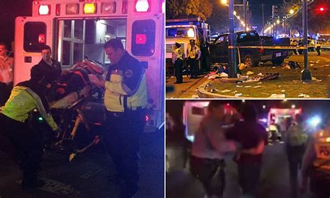 Truck Plows Into People At New Orleans Mardi Gras Parade Daily Mail