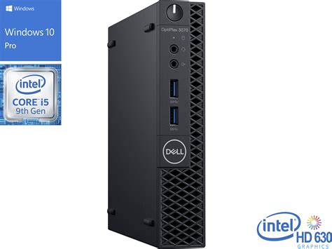 Dell Optiplex 3070 Mini Pc Intel Core I5 9500t Upto 37ghz 16gb Ram
