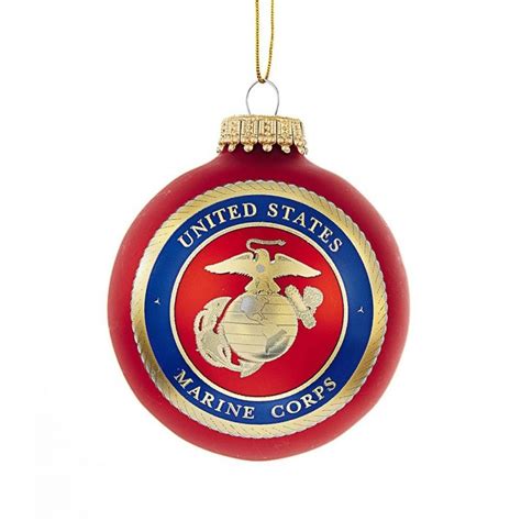 Marine Corps Ball Ornament Annabelles Interiors Inc Design And T