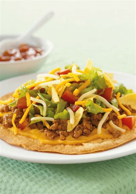Taco Salad Tostada Recipe Kraft Recipes Recipes Tostadas Kraft