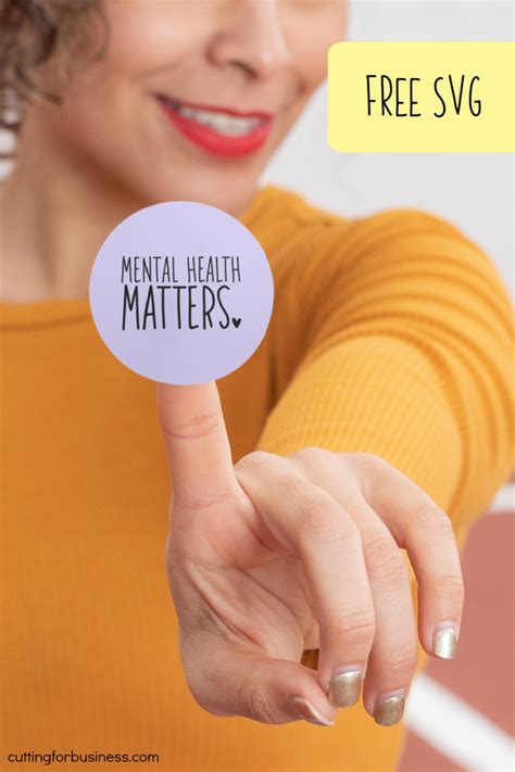 Free Mental Health Matters SVG - Cutting for Business