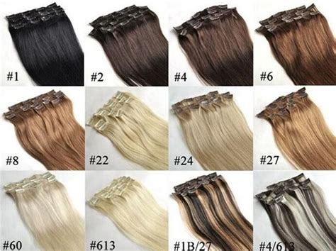How To Choose The Suitable Hair In Hair Extension Color Chart