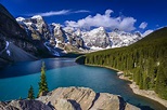Moraine Lake, Banff National Park, Kanada Foto & Bild | wasser, schnee ...