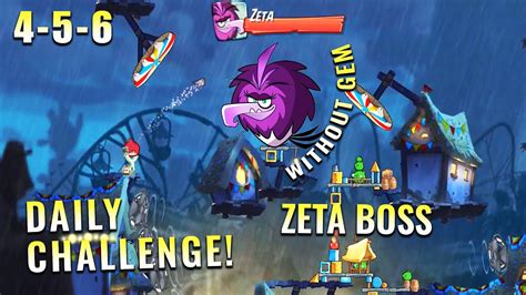 Angry Birds Zeta Boss Daily Challenge Today With Bubbles