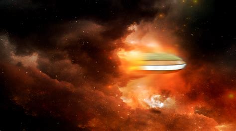Ufo Expert Tom Delonge Shares Strange Video Of A Huge Fiery Orange