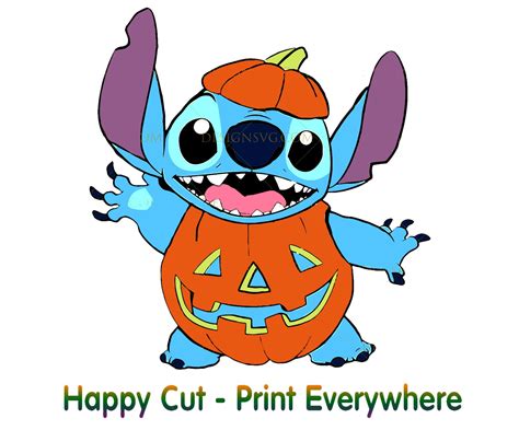 Halloween Stitch Stitch T Stitch And Lilo Svg Stitch Etsy