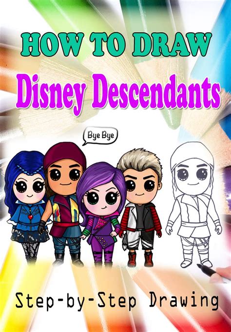 how to draw disney descendants easy step by step drawing by hagry opima goodreads