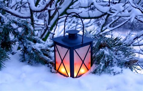 Winter Lantern Wallpapers Top Free Winter Lantern Backgrounds