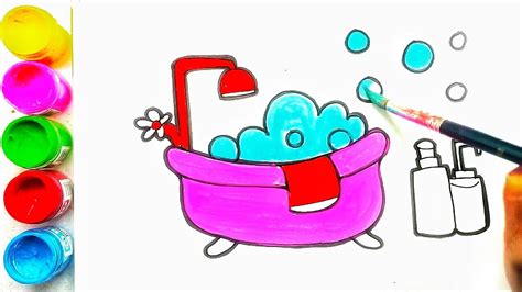 Untuk memulai belajar menggambar objek yang sederhana pun kadang susah untuk memulai dari mana. PINK BATHTUB | Cara melukis dan mewarna tub mandi untuk ...
