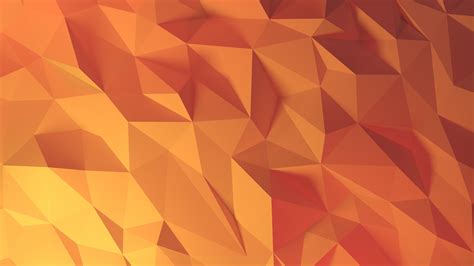 Wallpaper Illustration Low Poly Symmetry Yellow Triangle Pattern